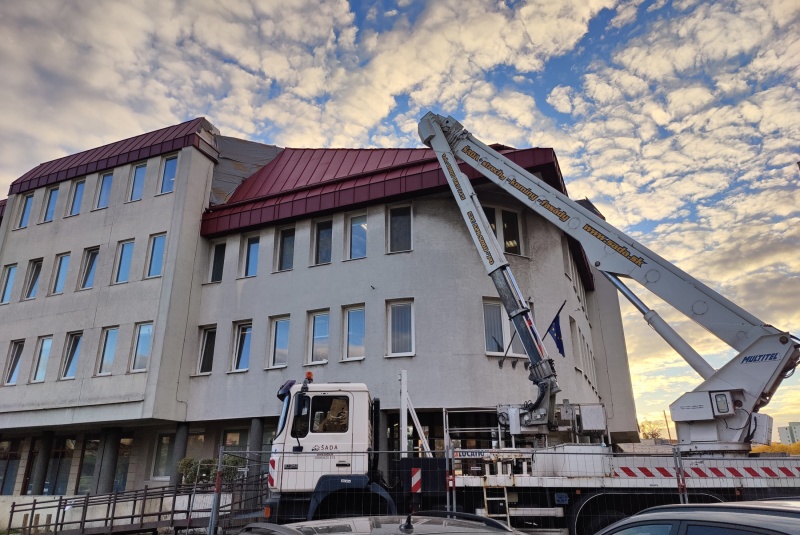 Oprava strechy DÚ Trnava 